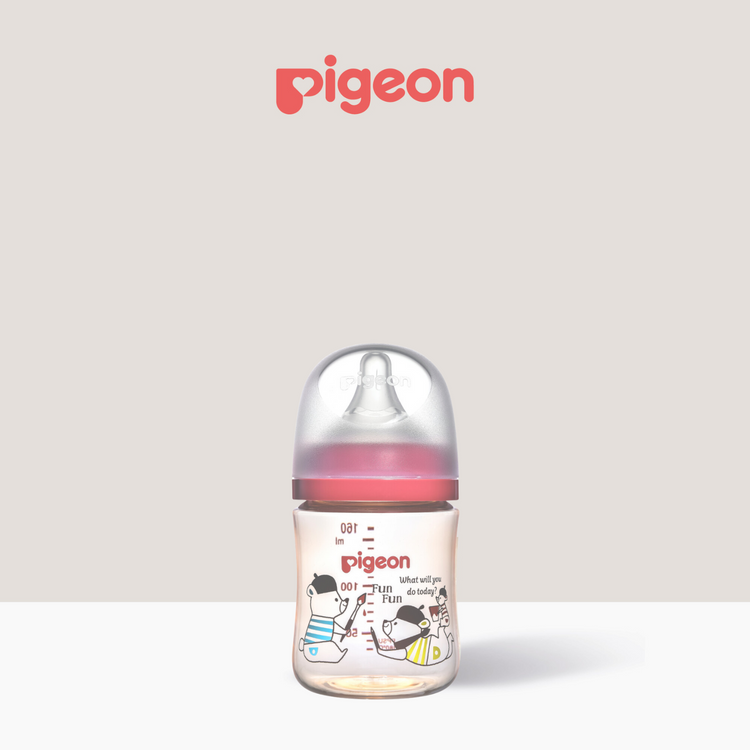 Pigeon SofTouch™ Wide Neck PPSU Nursing Bottle - Bear