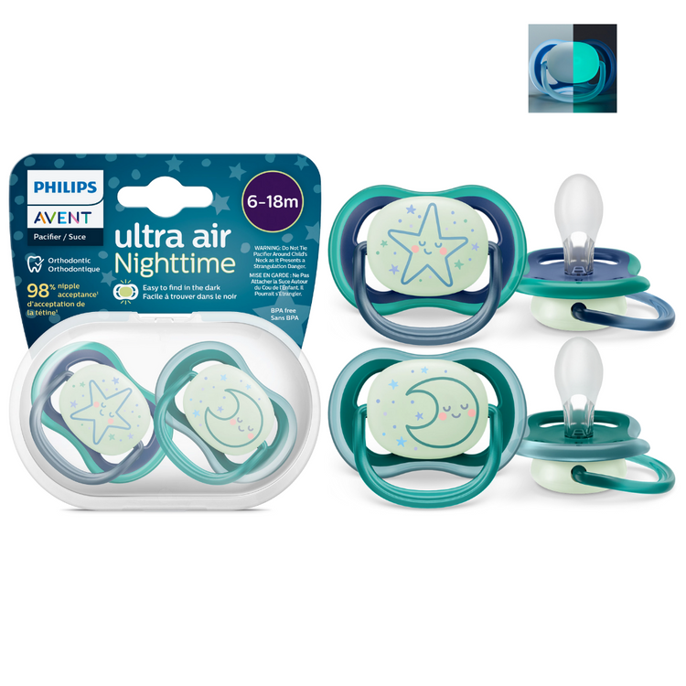 Philips Avent Ultra Air Soother Twin Pack (0-6m) (6-18m)