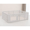 GingerBubs Playpen Pearl Grey ( 206 x 147 x 65cm )