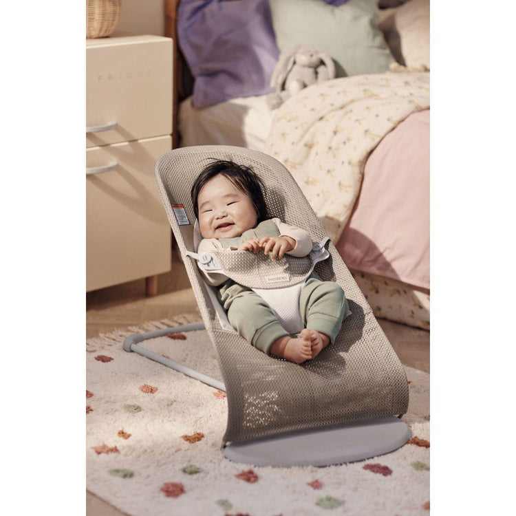 BabyBjorn Bouncer Balance Soft Mesh Grey Frame 8–29 lbs, from 21 in, 0–2 years