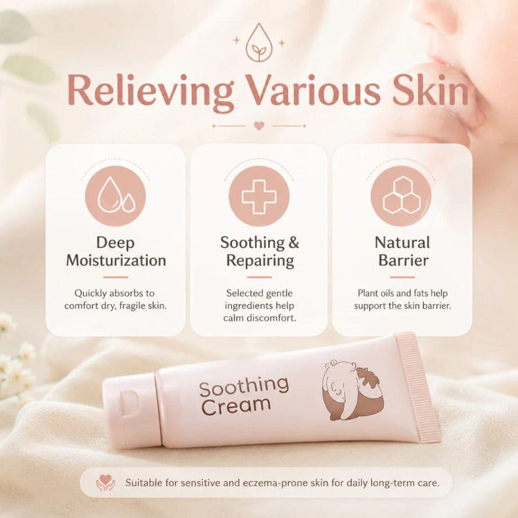 Nootkaherb Soothing Cream 40ml – 100% Food-Grade Relief for Baby's Sensitive Skin 👶
