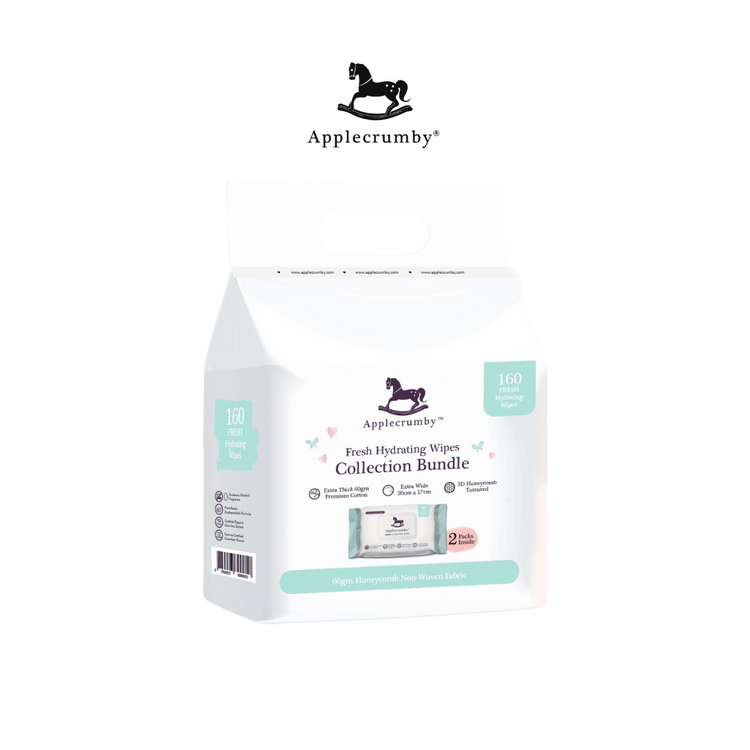 Applecrumby Fresh Hydrating Wipes 80s (2 Packs Bundle)