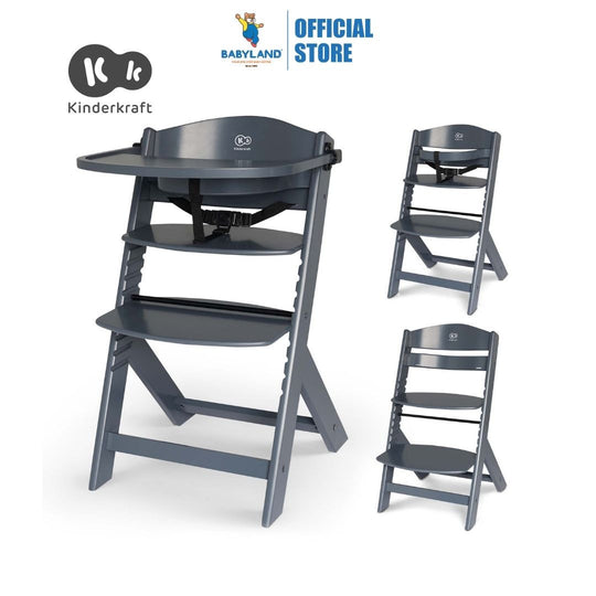 Kinderkraft Enock High Chair - Dark Grey