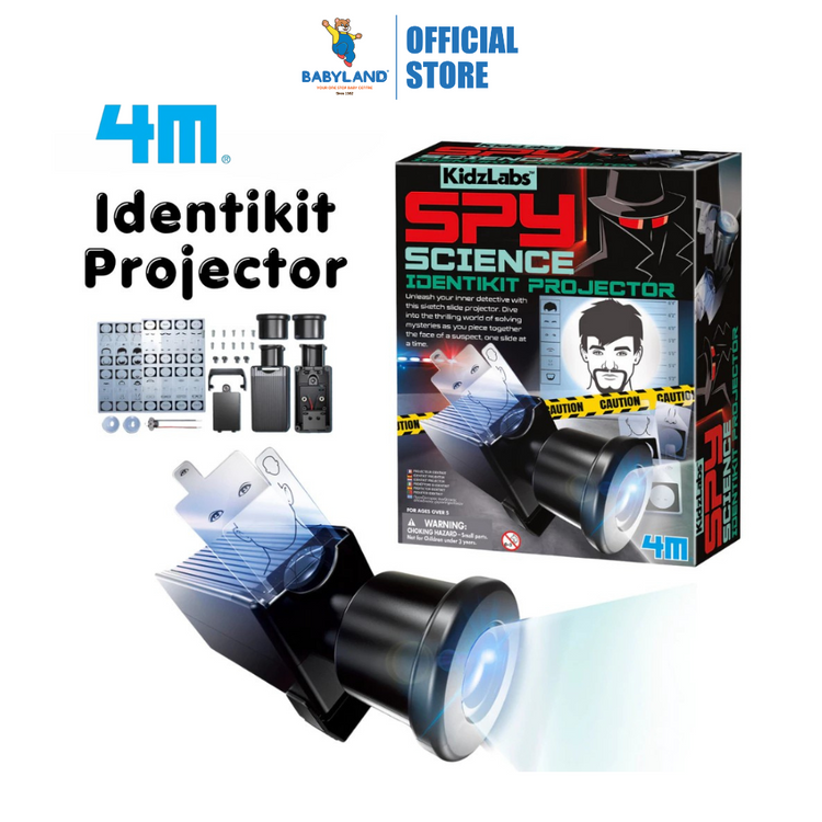 4M KidzLabs - Spy Science Identikit Projector (new) (5Y+)