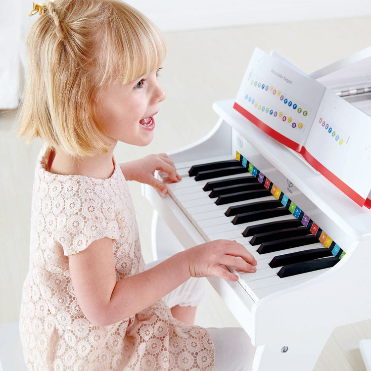 Hape 0338 Deluxe Grand Piano - White (3y+)