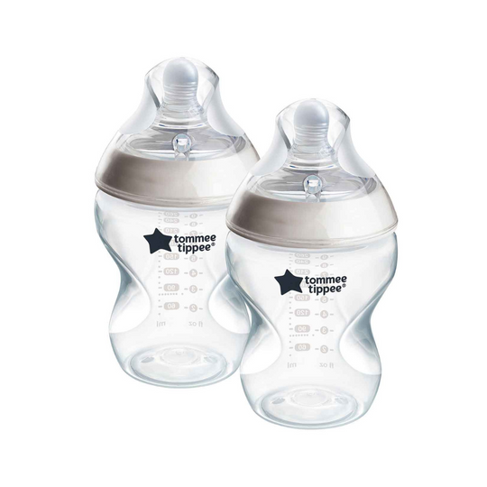 Tommee Tippee Natural Start PP Bottle 260ml with Medium Teat - 2 packs