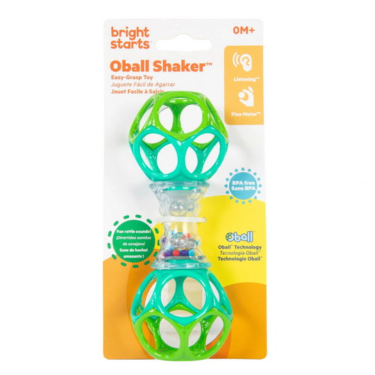Bright Starts Oball Shaker Easy-Grasp Toy (0m+)
