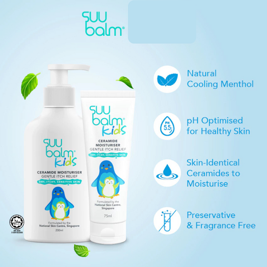 Suu Balm Kids Ceramide Moisturiser (75ml/200ml)