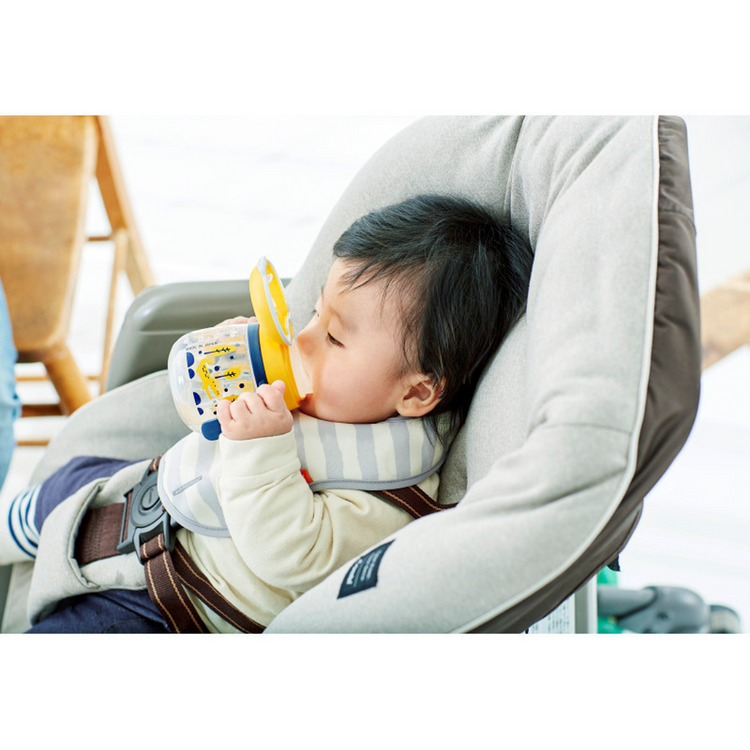 Combi Baby Lakumug Straw 340ml - Yellow (6m+)