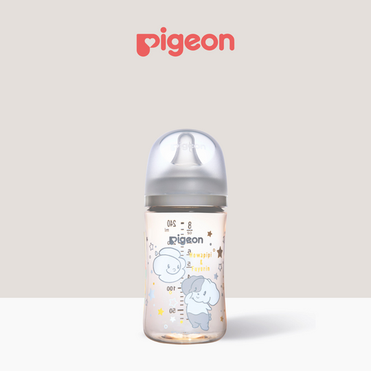 Pigeon SofTouch™ Wide Neck PPSU Nursing Bottle 240ml - Howapipi