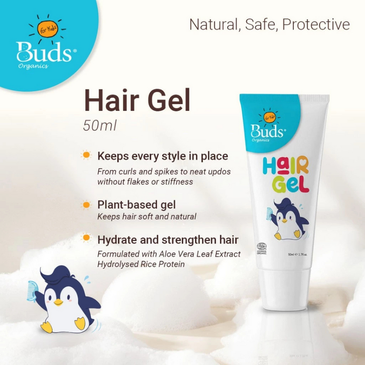 Buds For Kids Organics Hair Gel 50ml