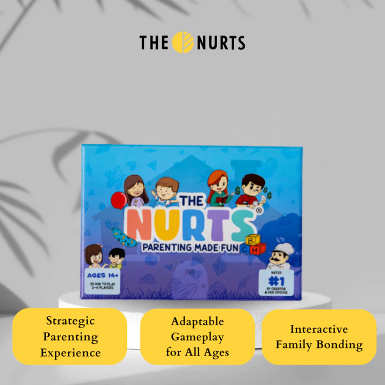 The Nurts Parenting Made Fun Card Game | 14yrs+ | Strategic Fun & Family Friendly Game Night Educational Card Game