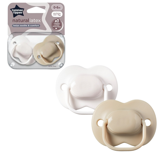 Tommee Tippee Cherry Latex Soother Twin Pack