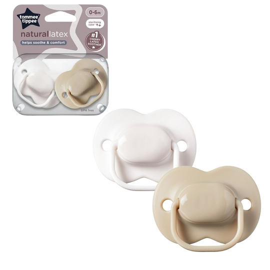 Tommee Tippee Cherry Latex Soother Twin Pack