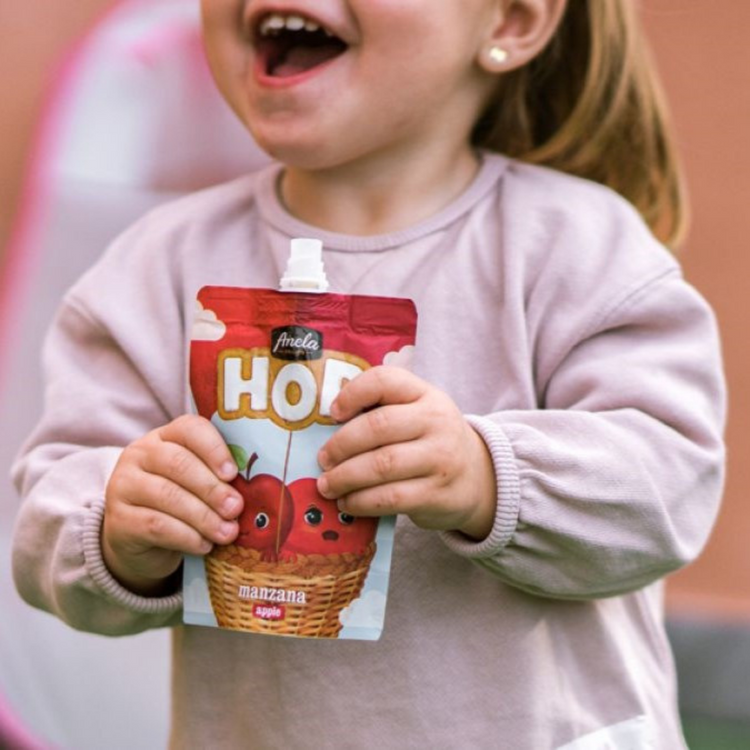 Anela Hop Fruit Puree 100g (6m+) [Halal] /Made in Spain