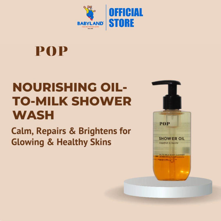 Pop Neutral Shower Oil Grapefruit & Vanilla (200ml)
