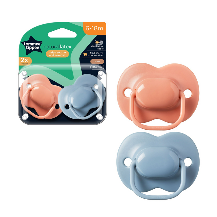 Tommee Tippee Cherry Latex Soother Twin Pack