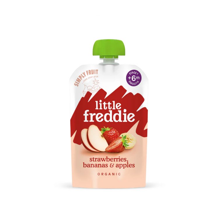 Little Freddie Organic Fruits Pouches (6m+) (90g-100g) - Puree