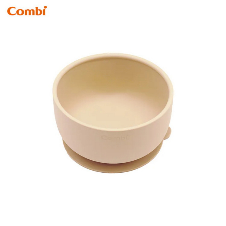 Combi Silicone Bear Suction Bowl + Lid (6m+)