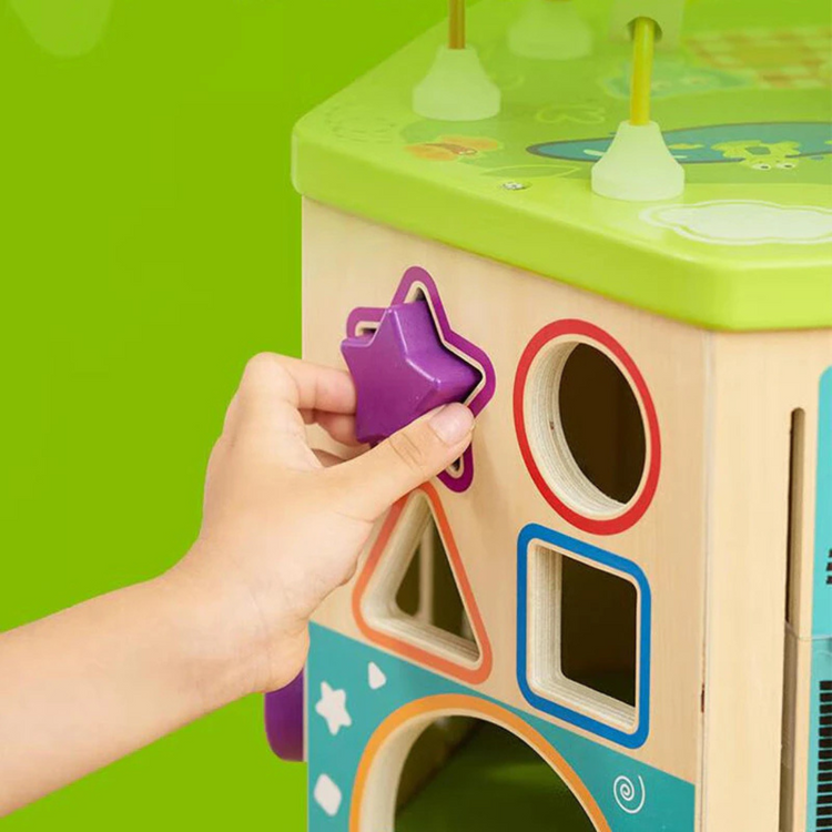 Hape 8596 Hexagonal Activity Cube Suitable For Age 1+ Years