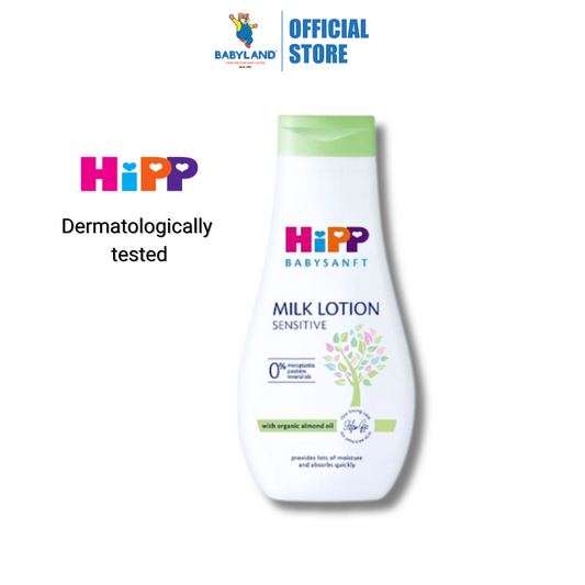 HiPP Babysanft Milk Lotion With Organic Almond Oil and Shea Butter (350ml)