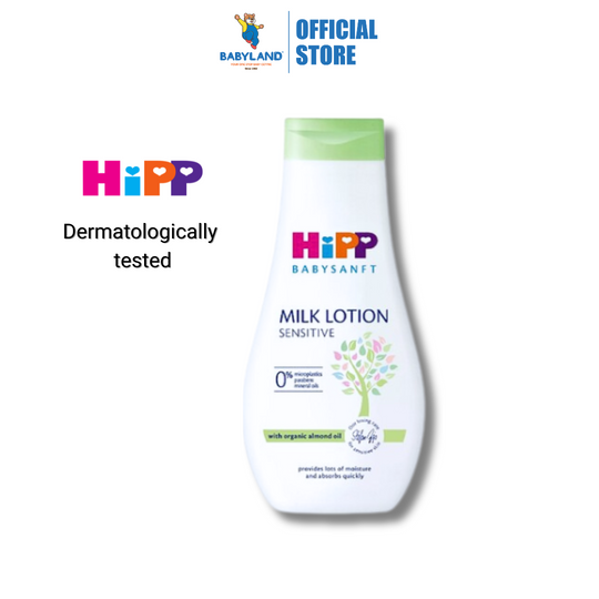 HiPP Babysanft Milk Lotion With Organic Almond Oil and Shea Butter (350ml)