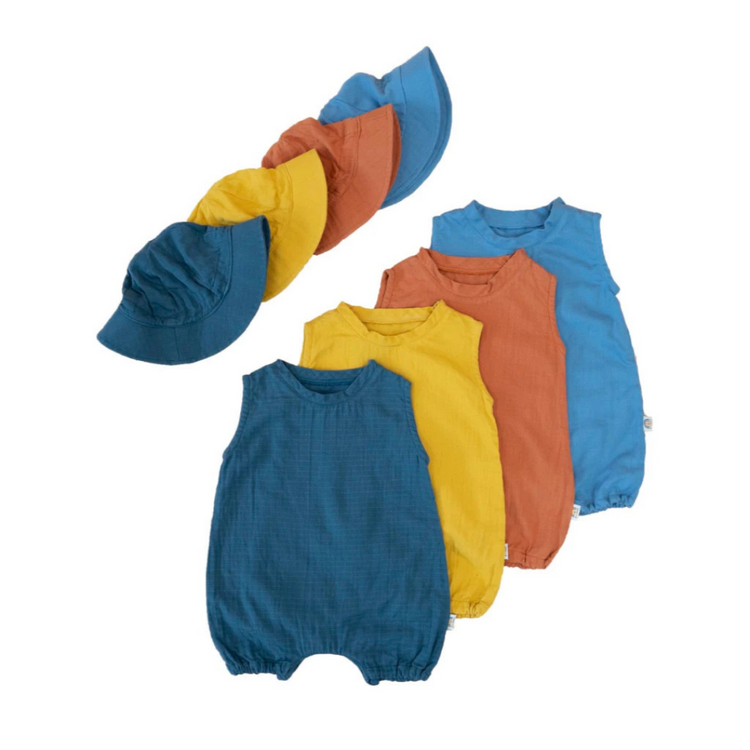 Saeson TENCEL Basic Jumpsuit Set - Summer Yellow