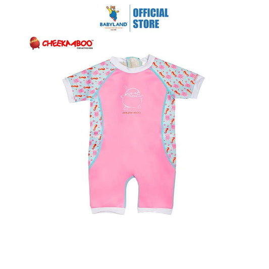 Cheekaaboo Warmiebabes Thermal Swimsuit UPF50+ Pink Jellyfish