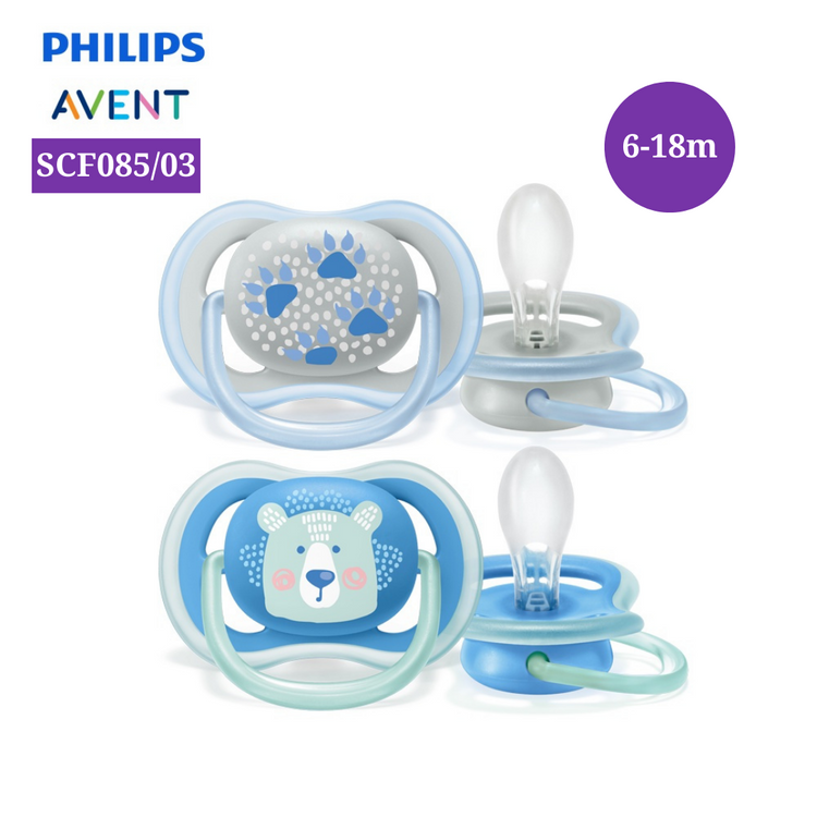 Philips Avent Ultra Air Soother Twin Pack (0-6m) (6-18m)