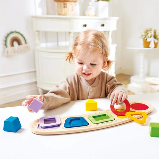 Hape 1666 Colour & Shape Sorting Puzzle (12-24 Months)