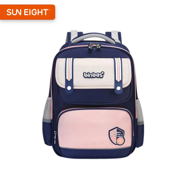 binbes® by Sun Eight Matez Ergonomic Spine Protection Primary School Bag with FLOATECH™