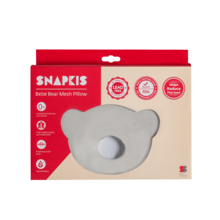 Snapkis Bebe Bear Mesh Pillow 0m+