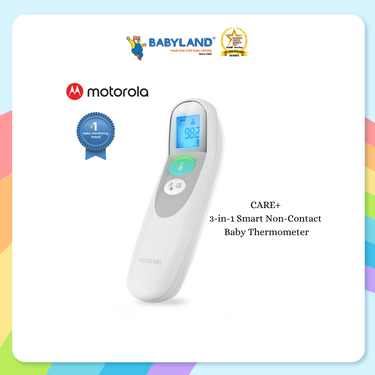 Motorola CARE+ 3-in-1 Smart Non-Contact Baby Thermometer