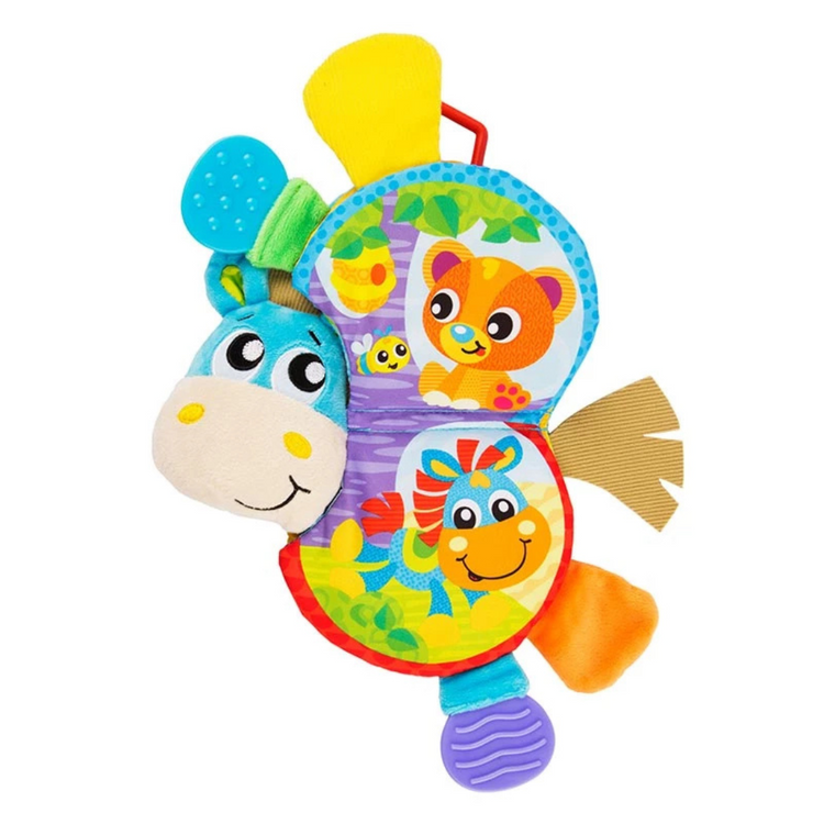 Playgro Musical Clip Clop Teether Book (3m+)