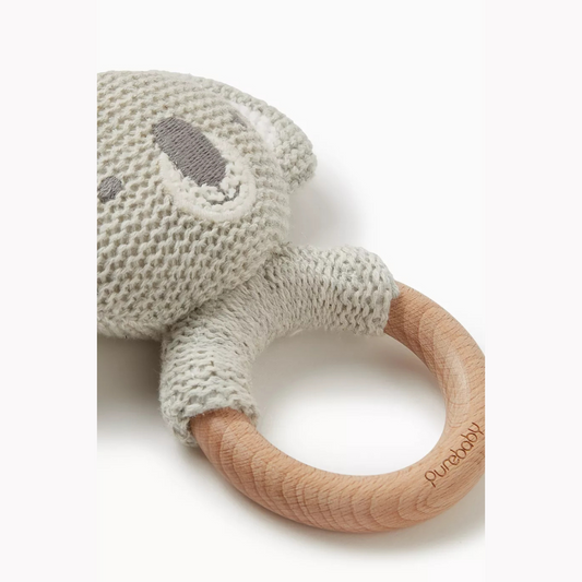 Purebaby - Organic Koala Rattle