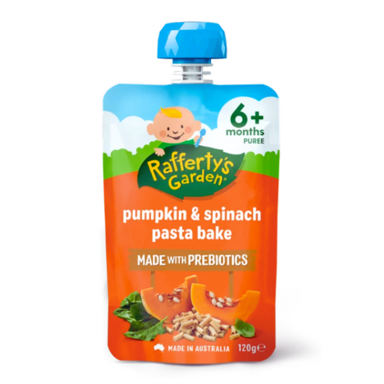 Rafferty's Garden Baby Food Pouches 120g 6m+/8m+ Made In Australia