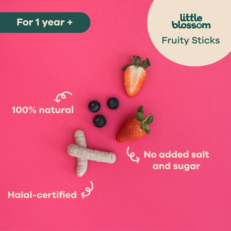 Little Blossom Fruity Sticks 12g  - Mixed Berry