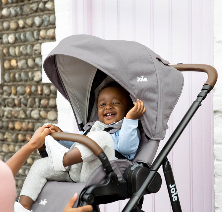 Joie Meet Versatrax Travel System - Grey Flannel (Newborn Up to 22kg)