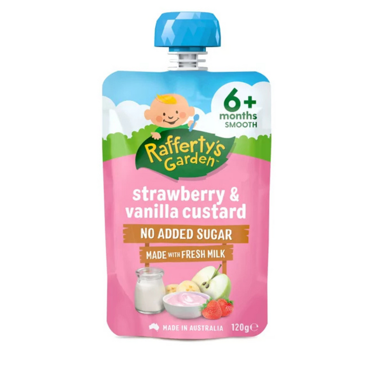 Rafferty's Garden Baby Food Pouches 120g 6m+/8m+ Made In Australia