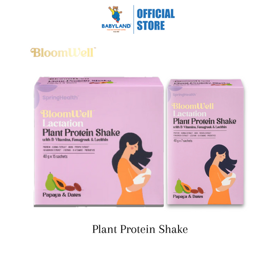 BloomWell Lactation Plant Protein Shake with B-Vitamins, Fenugreek & Lecithin