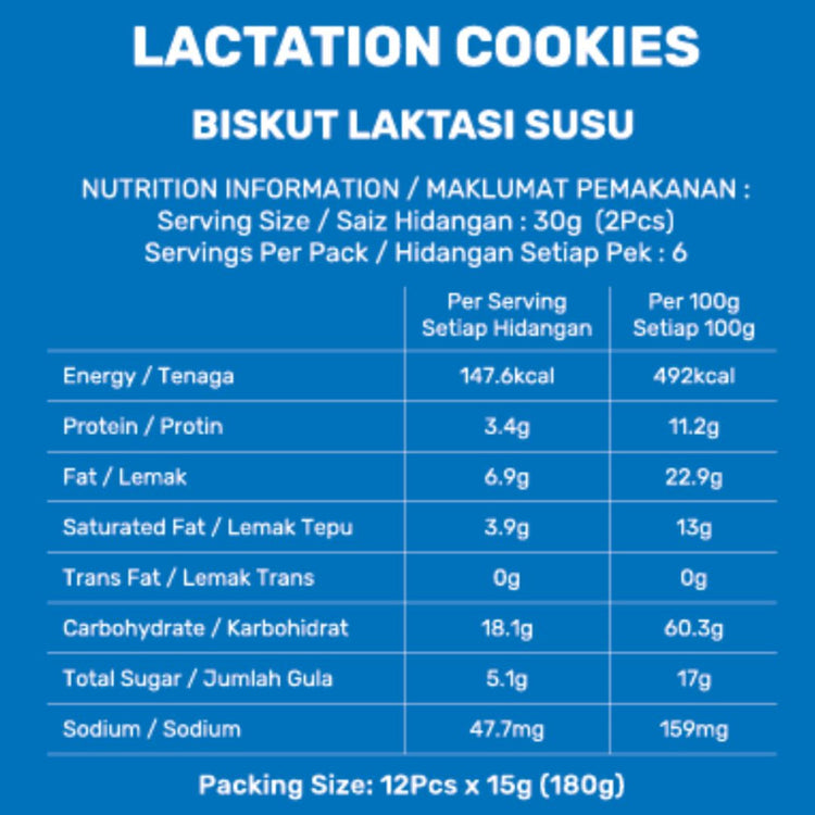 LA+ Lactation Cookies