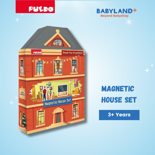Puedo Magnetic House Set (3Y+)