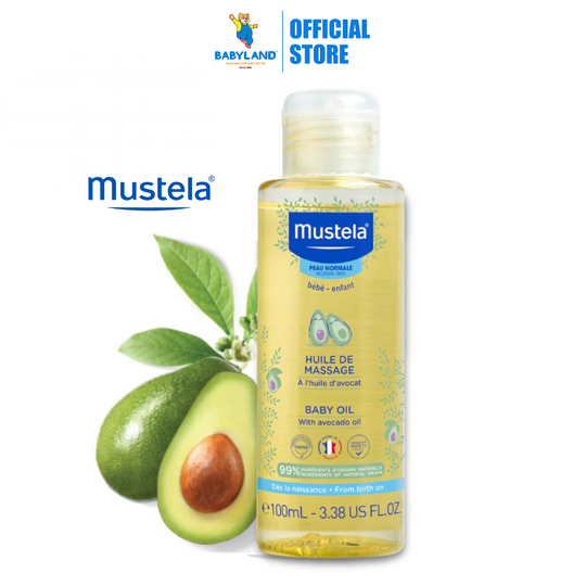 Mustela Baby Oil with Avocado Oil for Normal Skin (100ml)