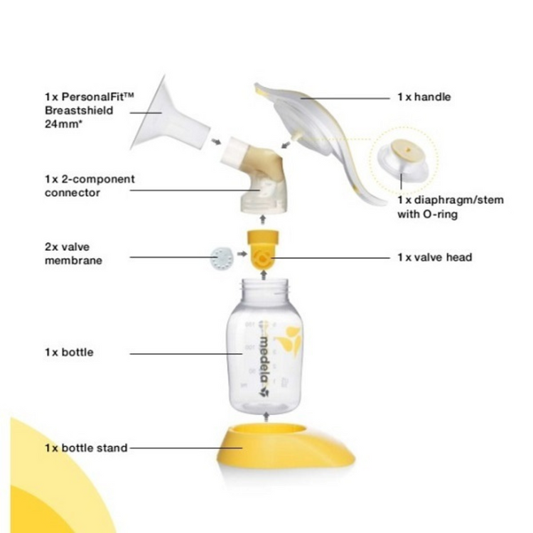 Medela 2 Component Connector For Swing/Harmony