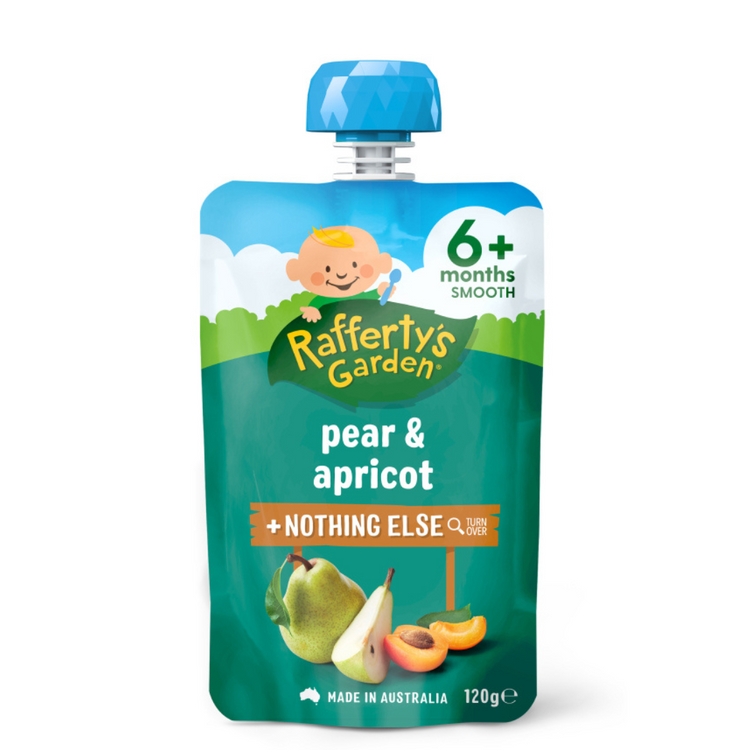 Rafferty's Garden Baby Food Pouches 120g 6m+/8m+ Made In Australia