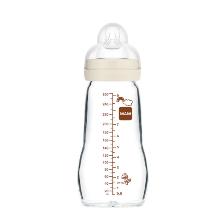 MAM Feel Good Glass Bottle 260ml