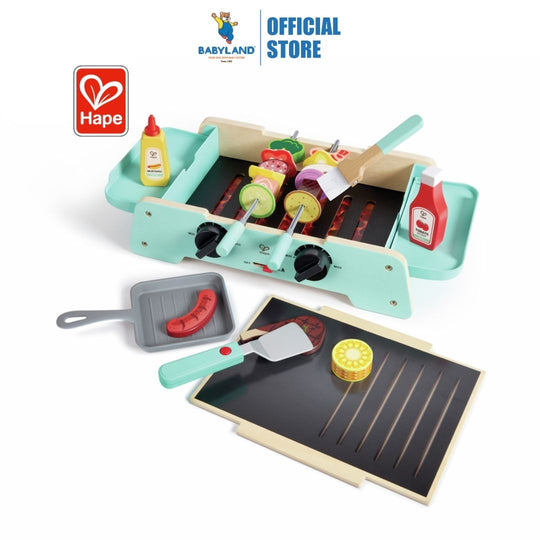 Hape 3214 Sizzling Griddle & Grill BBQ Suitable For Kids Age 2+ Years