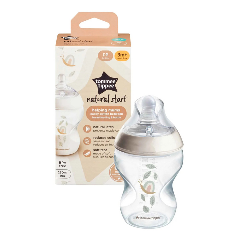 Tommee Tippee Natural Start PP Bottle 260ml (Snail)