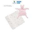Purebaby Organic Bunny Rug & Snookie Pack Vanilla Blossom