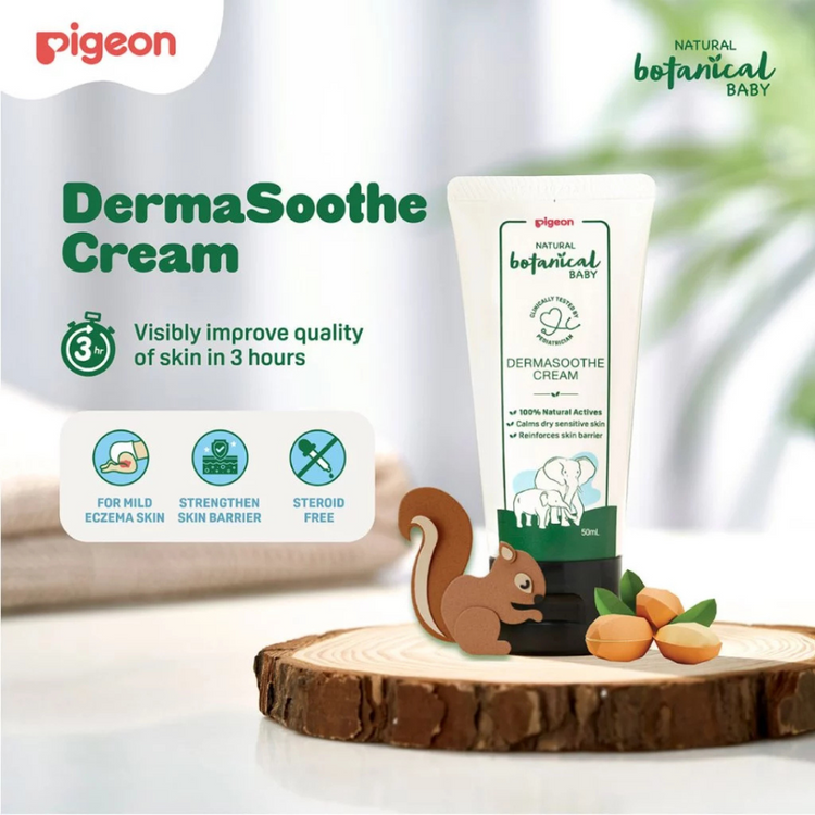 Pigeon Natural Botanical Baby Dermasoothe Cream 50ml